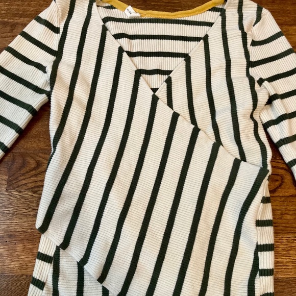 Moth Anthropologie Glyn reversible wrap striped - Picture 4 of 7